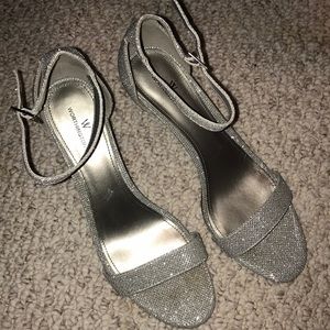 Silver heels